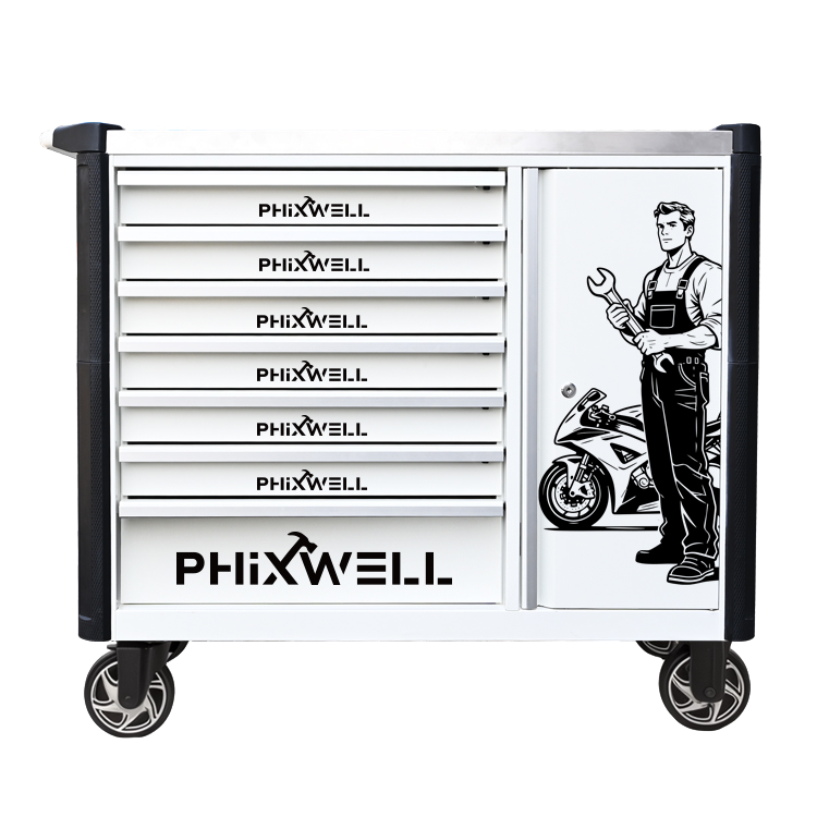 719516 PHIXWELL 7 laci lemari perkakas model baru