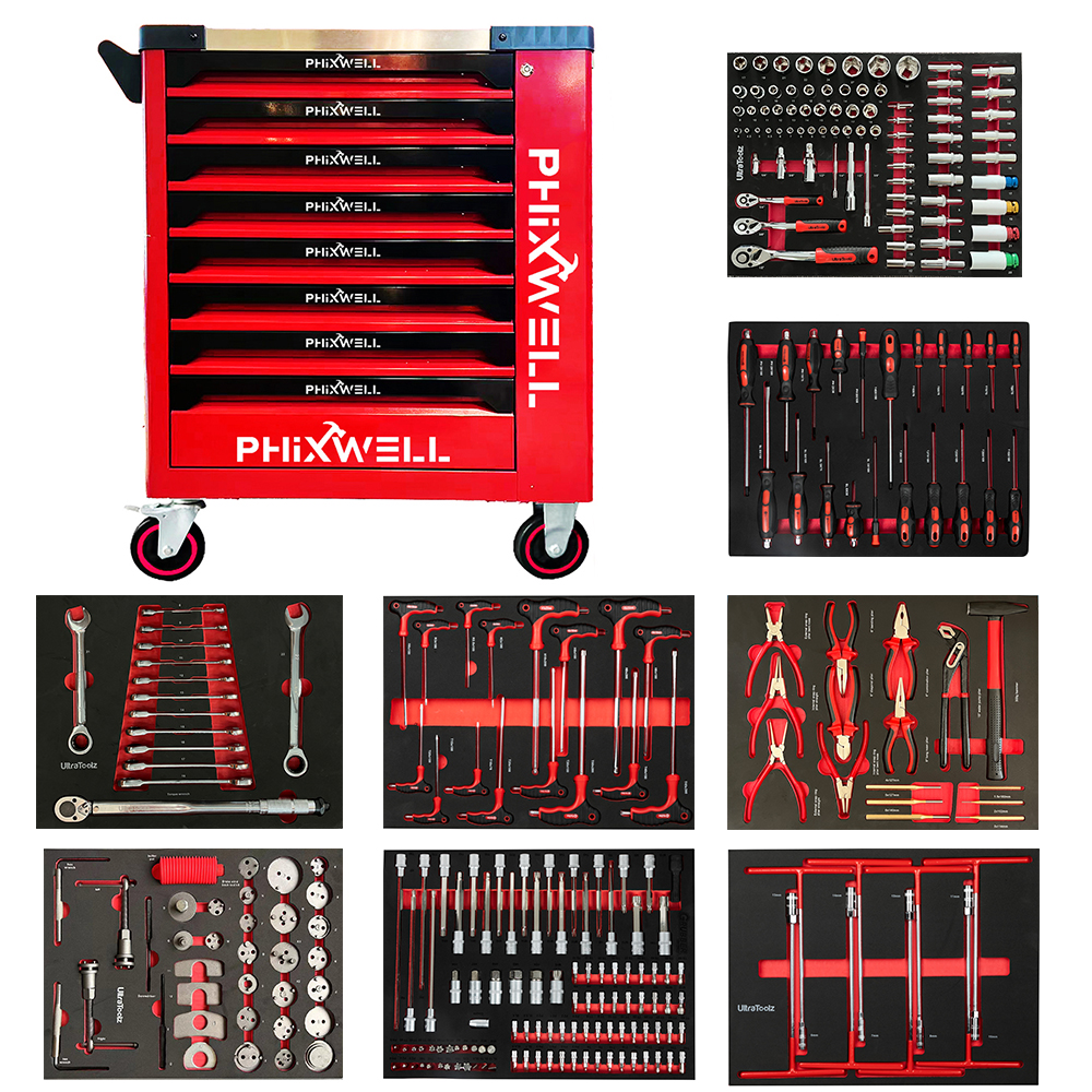 719513 PHIXWELL 8 laci lemari alat