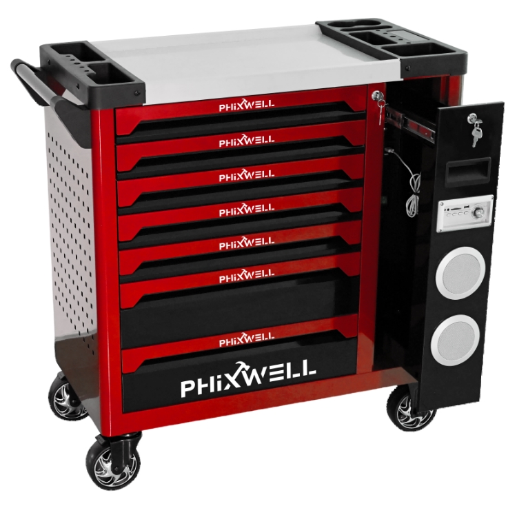 719512 PHIXWELL model baru lemari perkakas dengan speaker