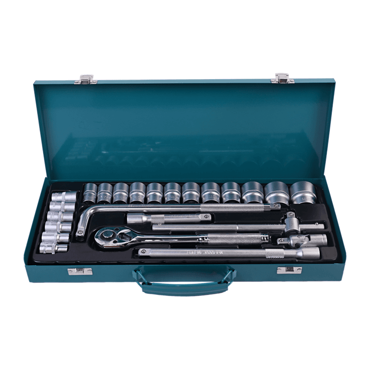 717303 PHIXWELL SET SOKET KOTAK BESI 24 PCS