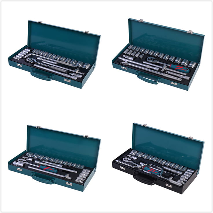 717303 PHIXWELL SET SOKET KOTAK BESI 24 PCS