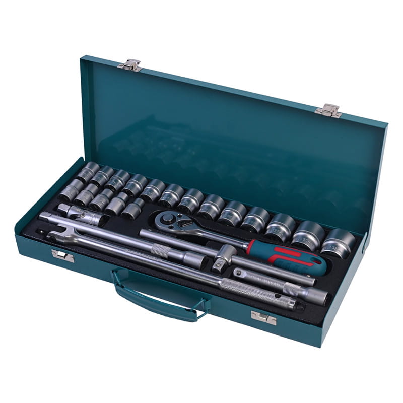 717304 PHIXWELL SET SOKET KOTAK BESI 24 PCS