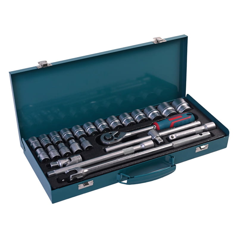 717304 PHIXWELL SET SOKET KOTAK BESI 24 PCS