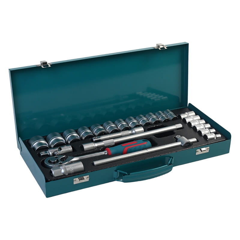 717305 PHIXWELL SET SOKET KOTAK BESI 24 PCS