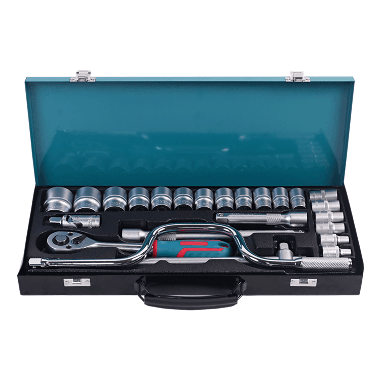 717306 PHIXWELL SET SOKET KOTAK BESI 24 PCS