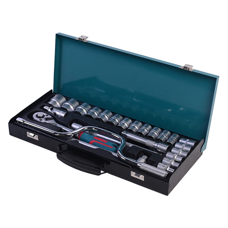 717306 PHIXWELL SET SOKET KOTAK BESI 24 PCS