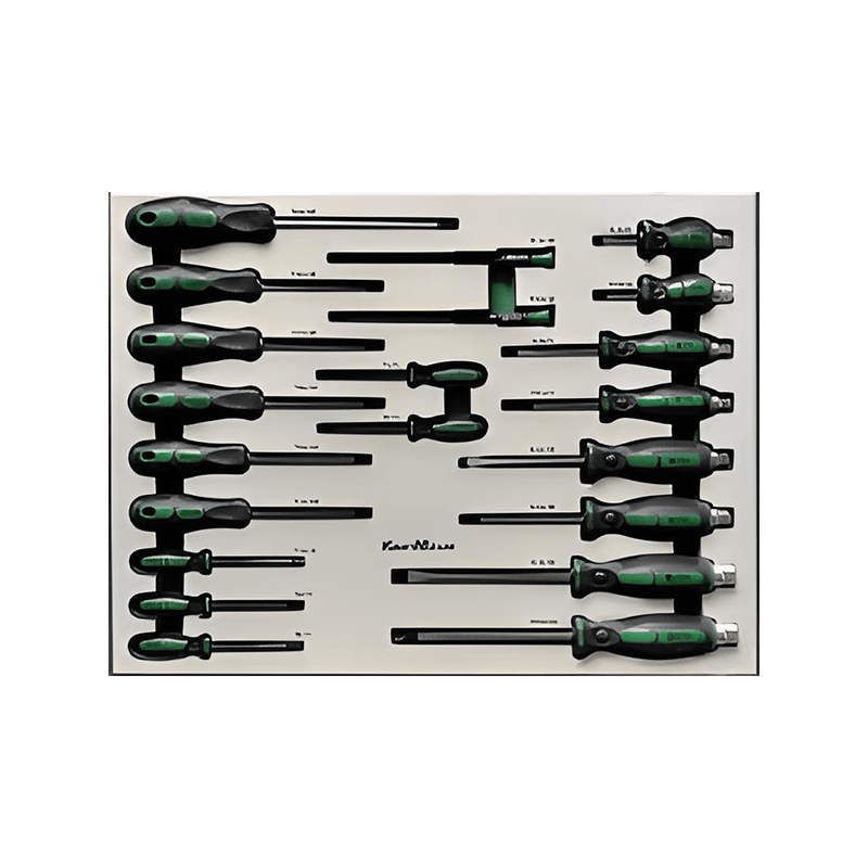 719509 PHIXWELL 7 laci lemari penyimpanan alat dengan set alat 309pcs